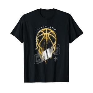 Nba Cleveland Cavaliers Lightning Bolt Basketball Logo T-Shirt